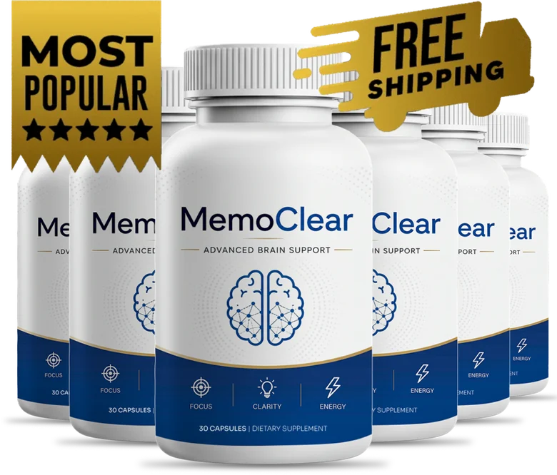 Memoclear 6 Bottles package